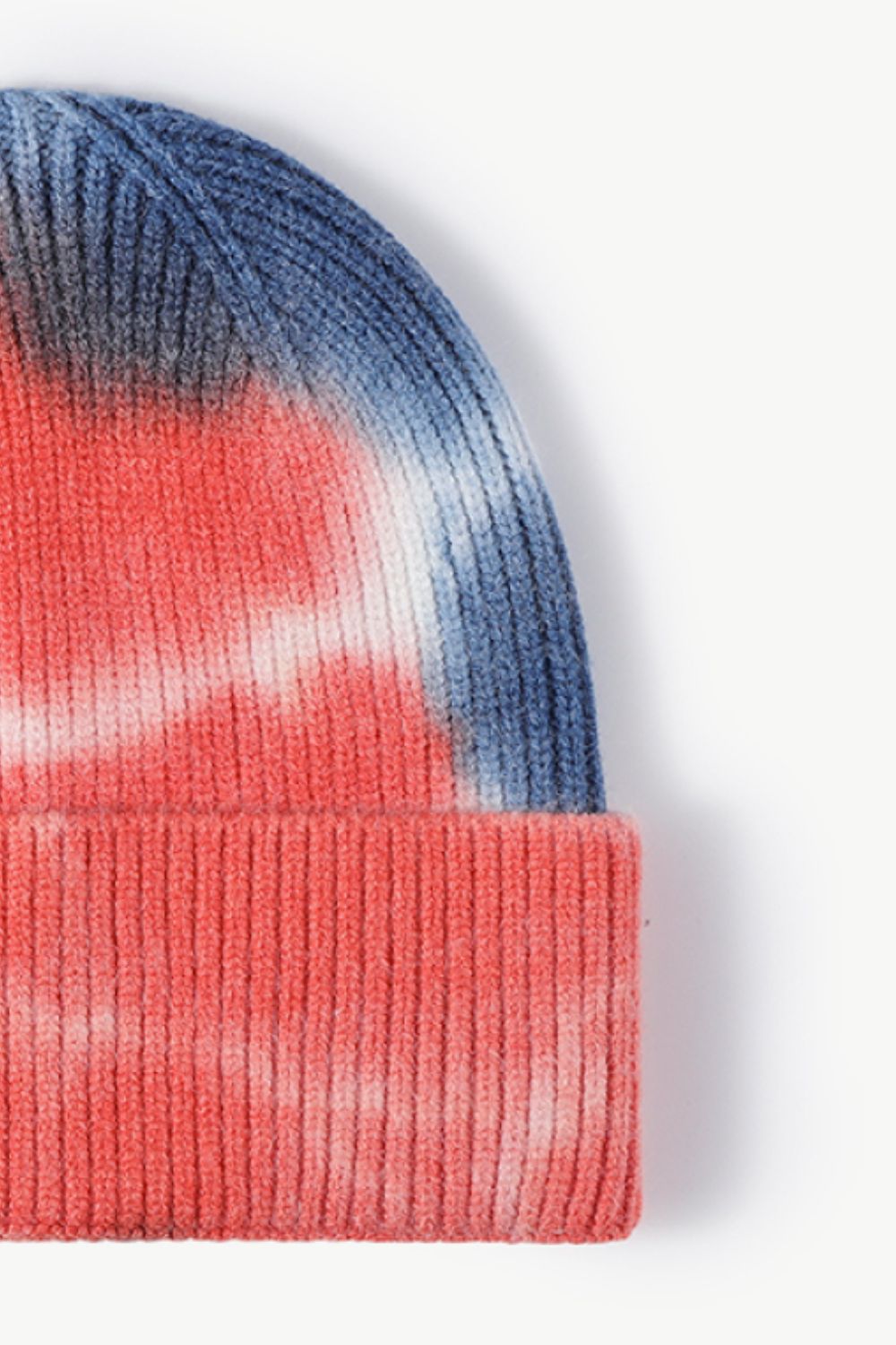 Tie-Dye Cuffed Knit Beanie