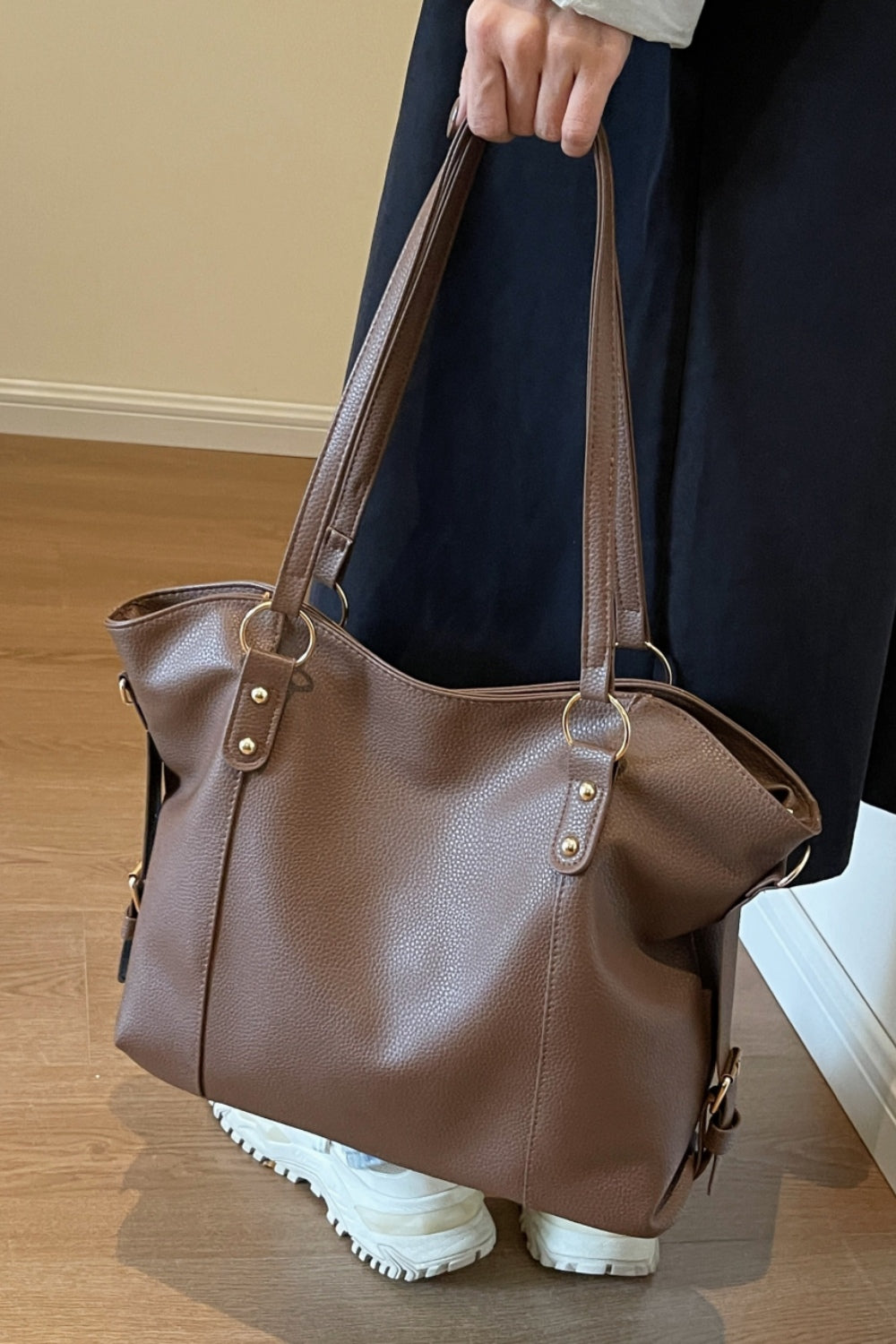 PU Leather Large Tote Bag